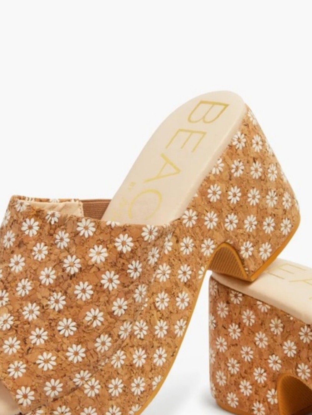 BEACH BY MATISSE | Floral Terry Platform Sandal - Picture 5 of 9